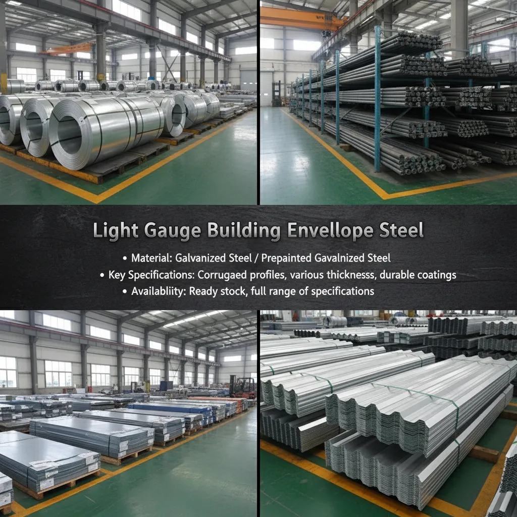 Light gauge building envelope steel from China factory