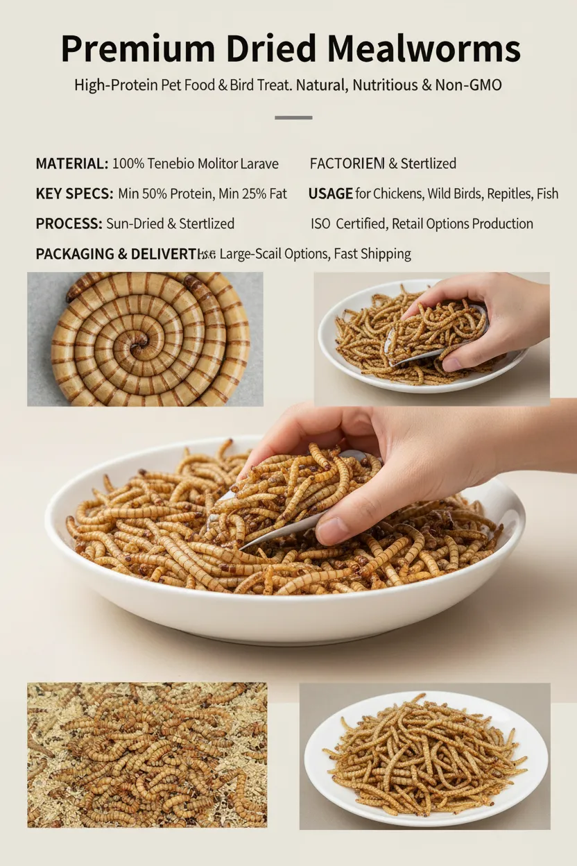 bulk mealworms for layer poultry feed China factory