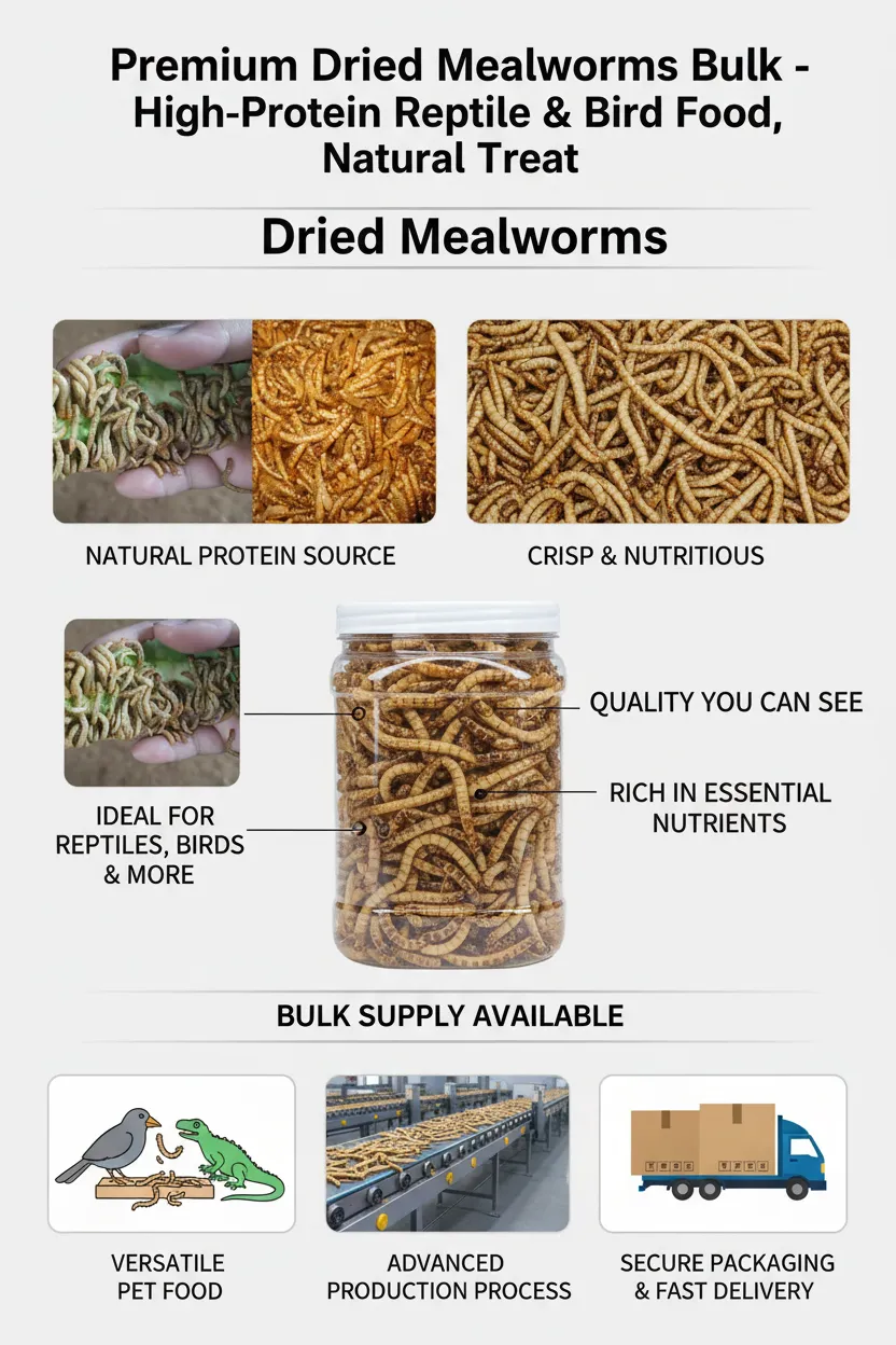 HACCP certified bulk mealworms wholesale distributor exporter