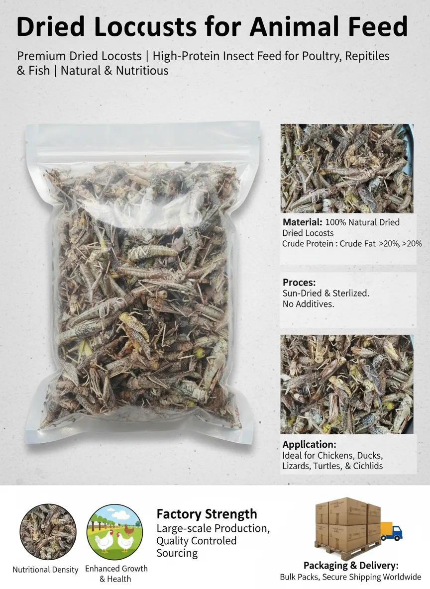 Bulk Wholesale Supplier of Defatted Dried Grasshopper Powder factory price