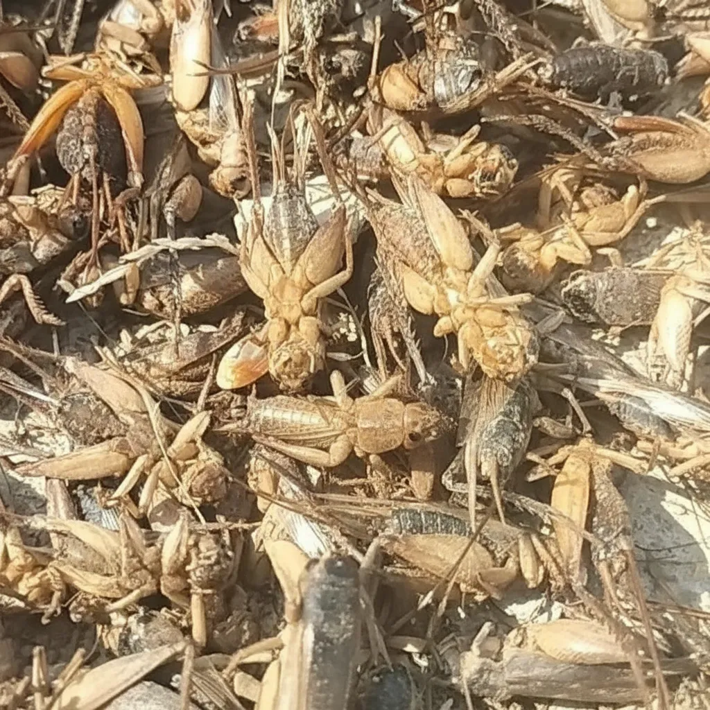 Bulk Dried Crickets for Pet Food Production