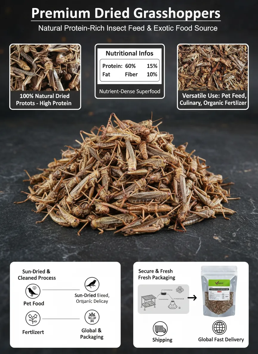 Dried Locust for Pet Food Wholesale