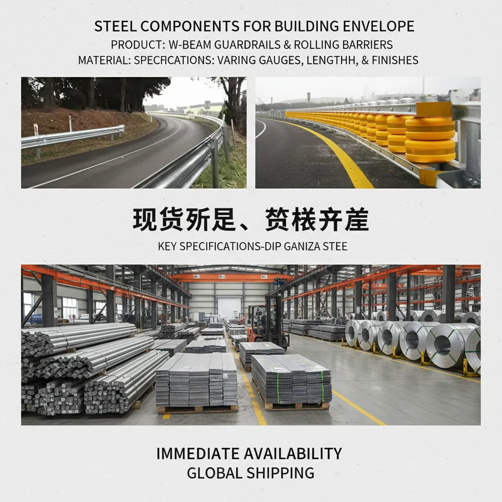 Steel components for building envelope China factory