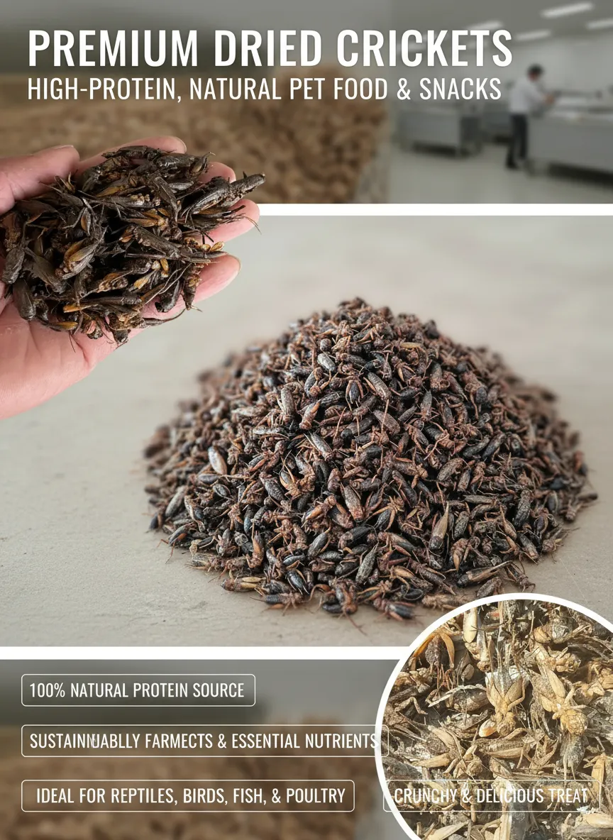 Chinese Wholesale Manufacturer of Bulk Dried Crickets supplier