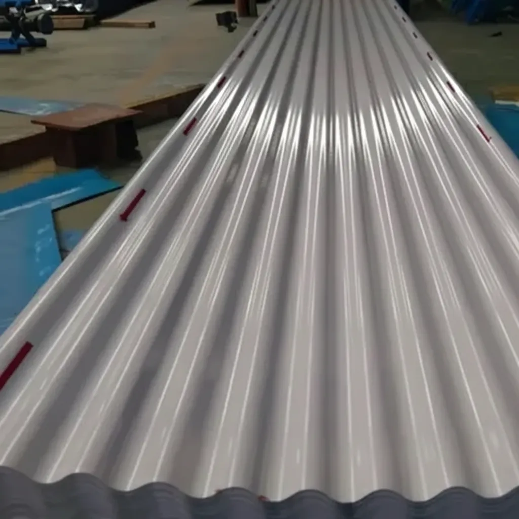 PPGL corrugated roof plate