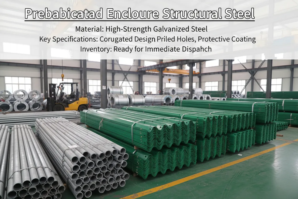 Prefabricated enclosure structural steel factory