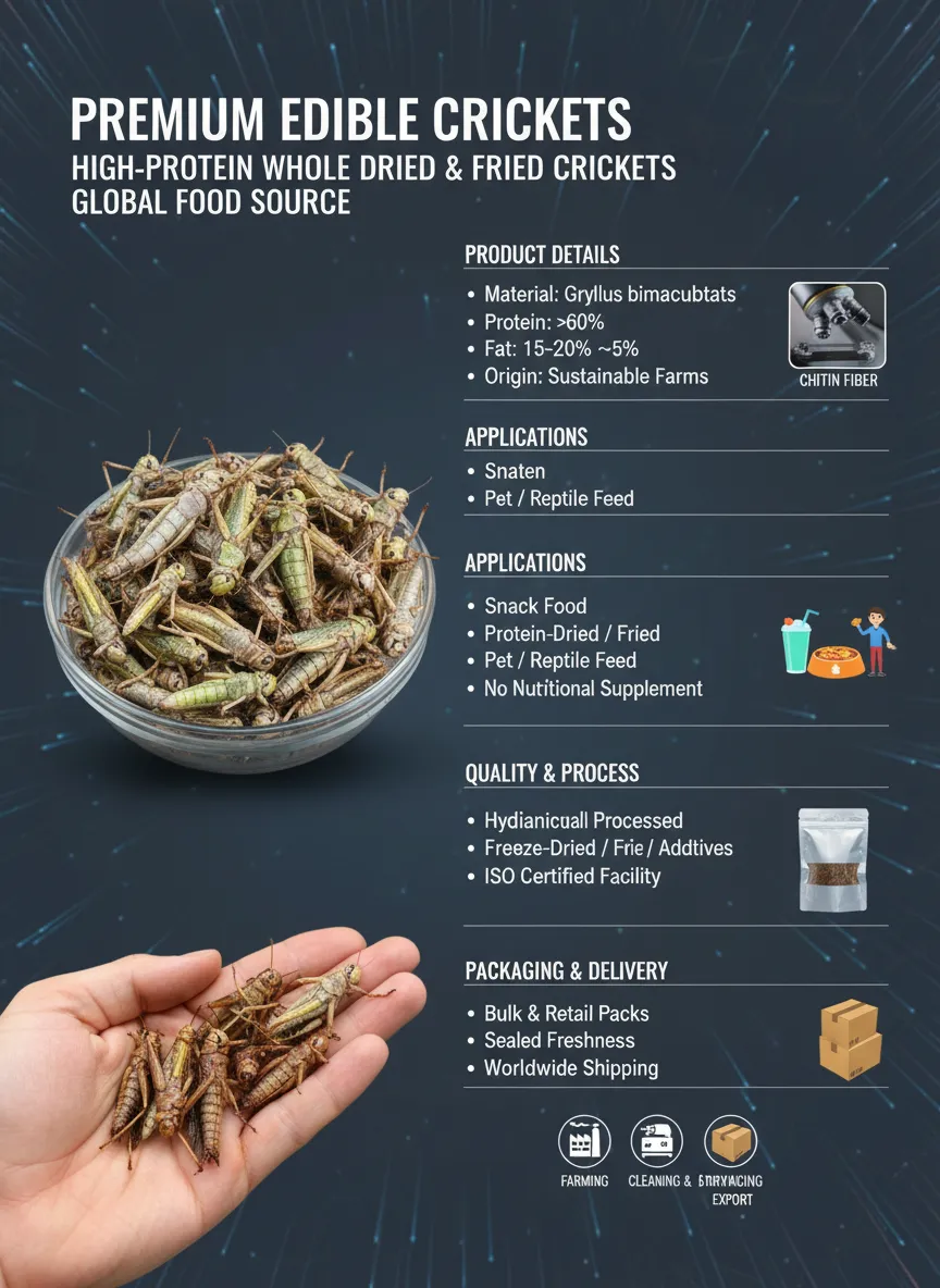 Dried Grasshoppers for Commercial Reptile Breeding wholesale