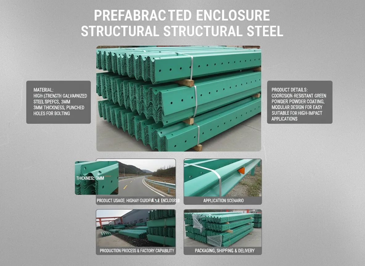 Prefabricated enclosure structural steel supplier