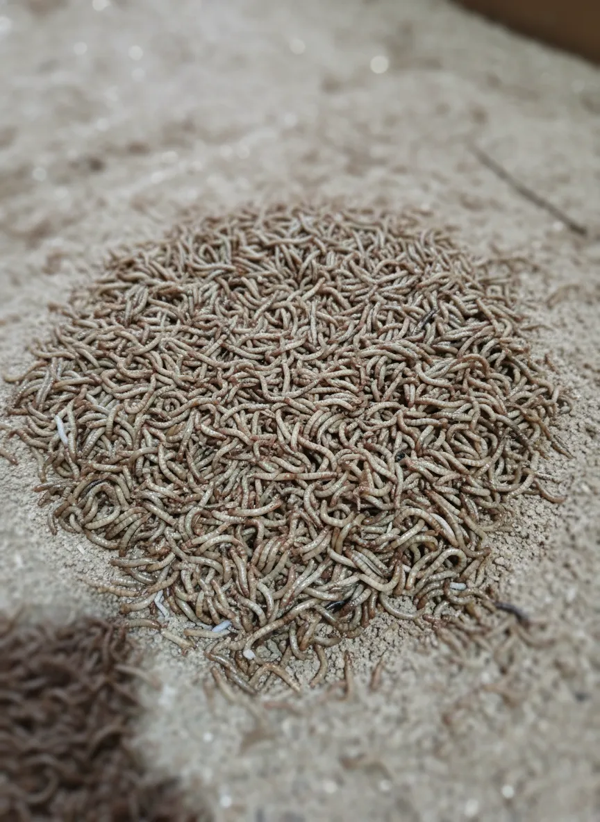 Non-GMO organic bulk mealworms wholesale supplier image thumbnail