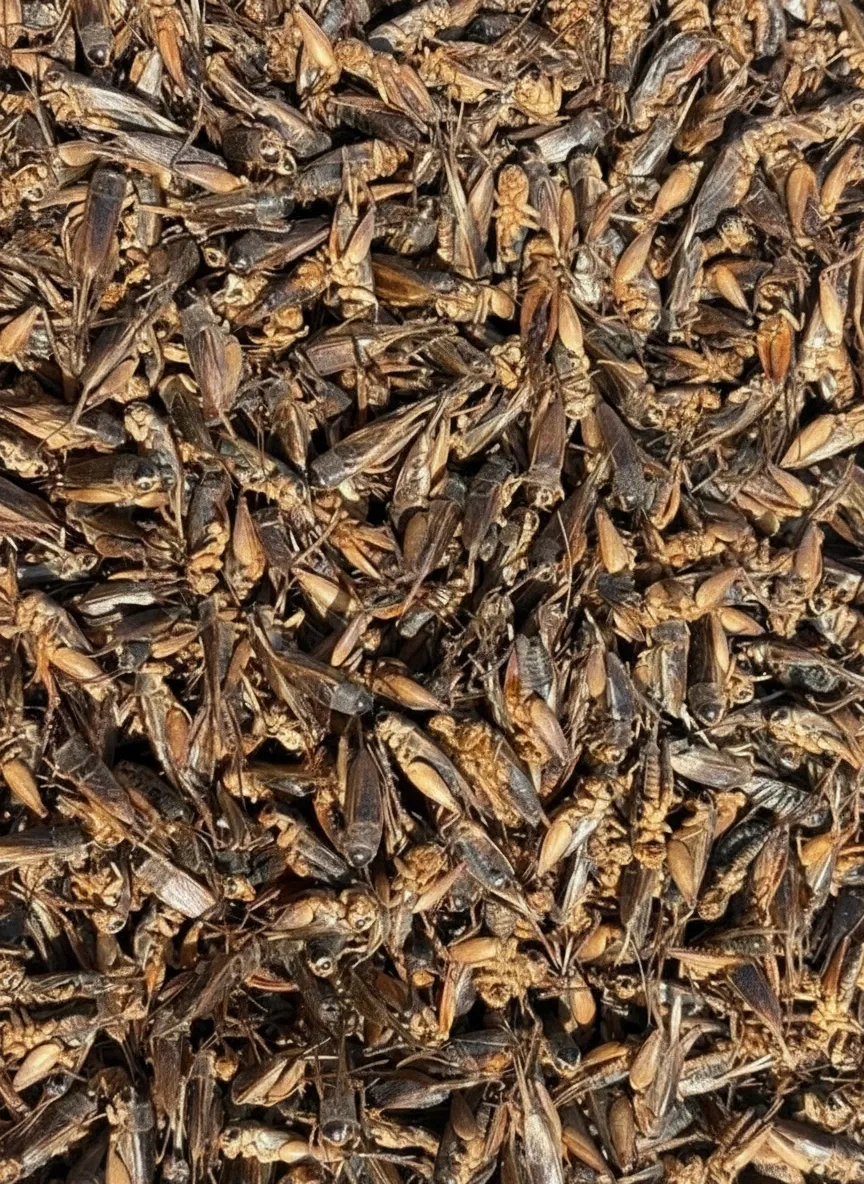 Bulk Wholesale Dried Crickets for Poultry Feed