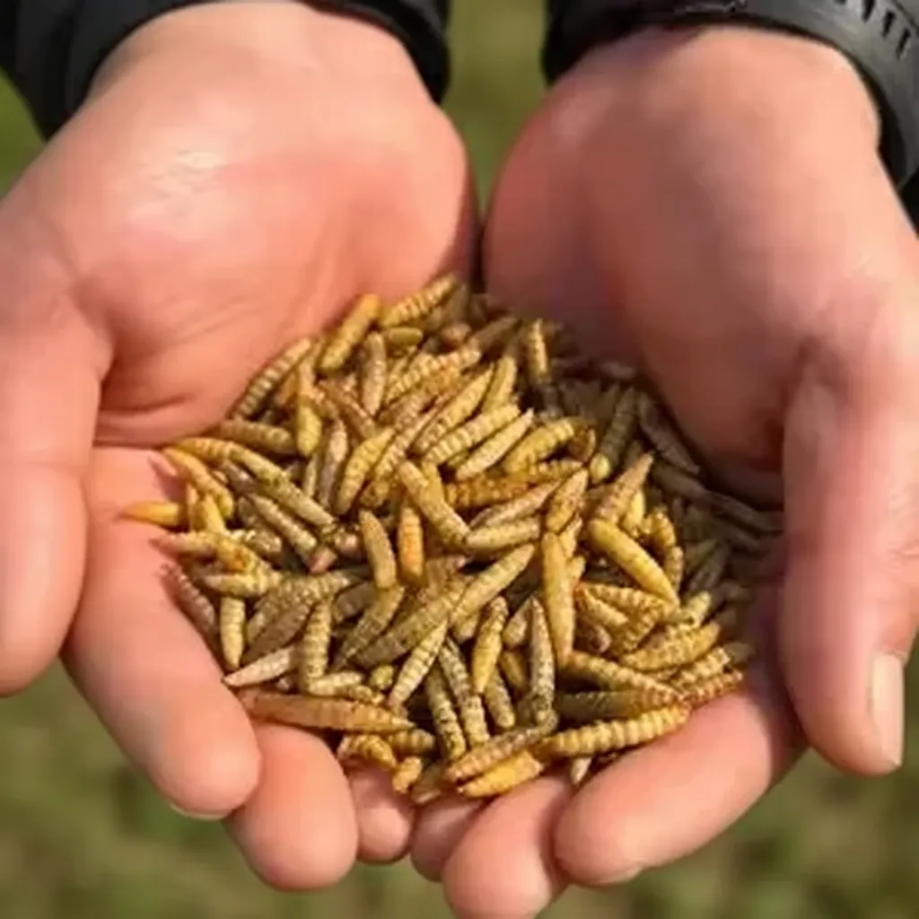 Exotic pet calcium worm food