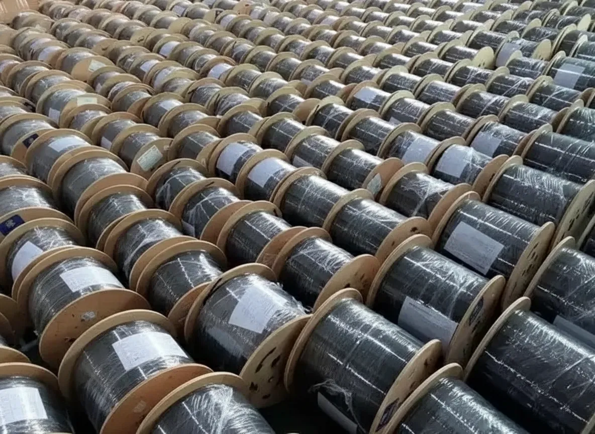 OM2 multimode fiber optic cable bulk roll