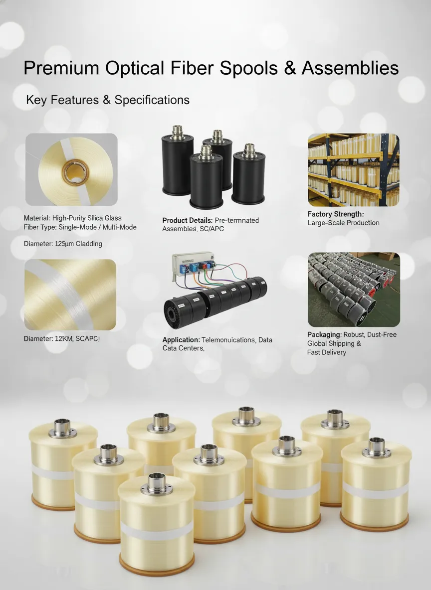 Sensing specialty fiber China factory