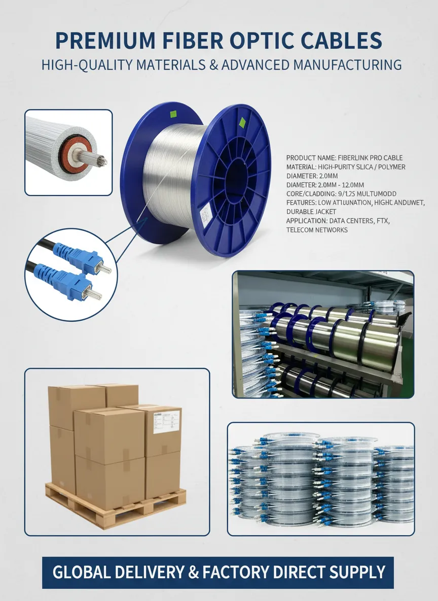 Telecom low loss fiber wholesale