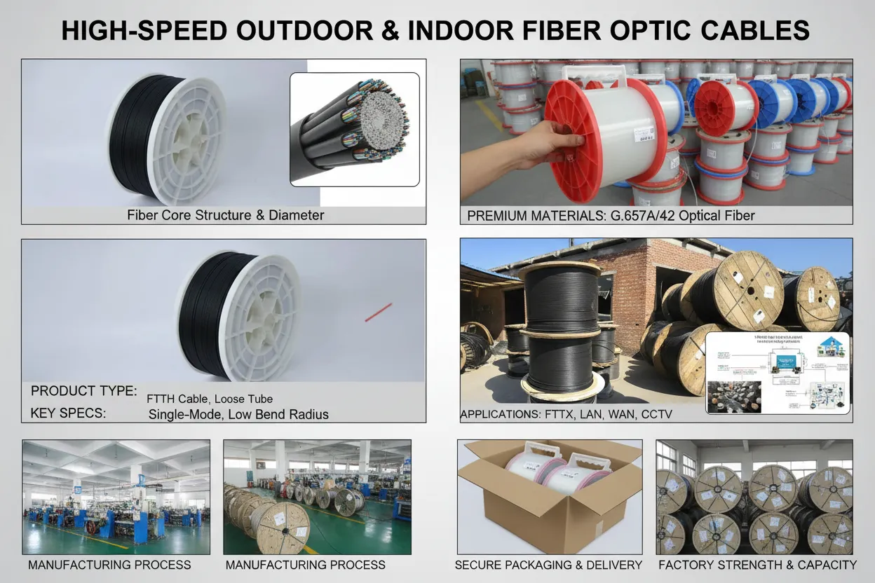Indoor Flexible Fiber Cable supplier