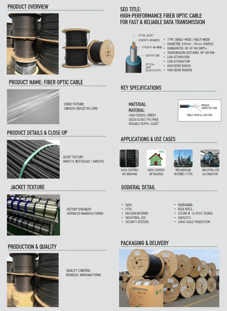 Gigabit network multi-mode fiber wholesale
