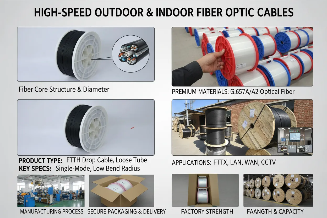 Indoor Flexible Fiber Cable wholesale