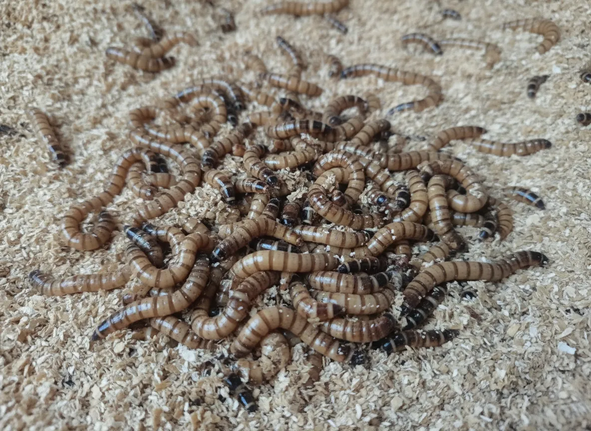 Organic live protein worm image thumbnail