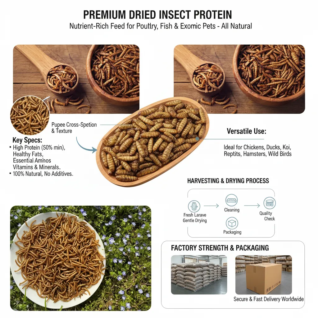 Fresh live protein insect worm supplier