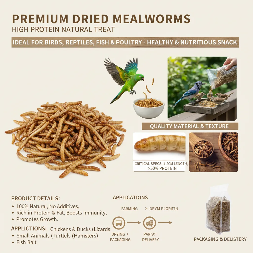 Bird high calcium worm treats supplier