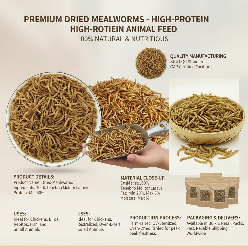 Freeze dried high calcium worms manufacturer