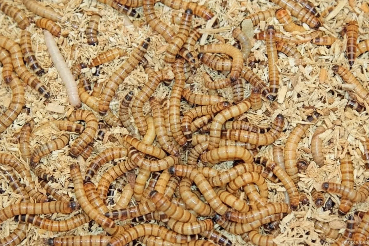 Organic live protein worm image thumbnail