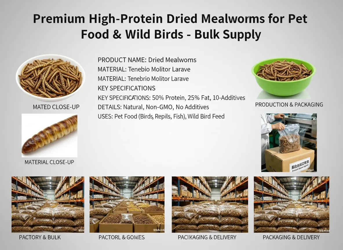 Pet high calcium worm food wholesale