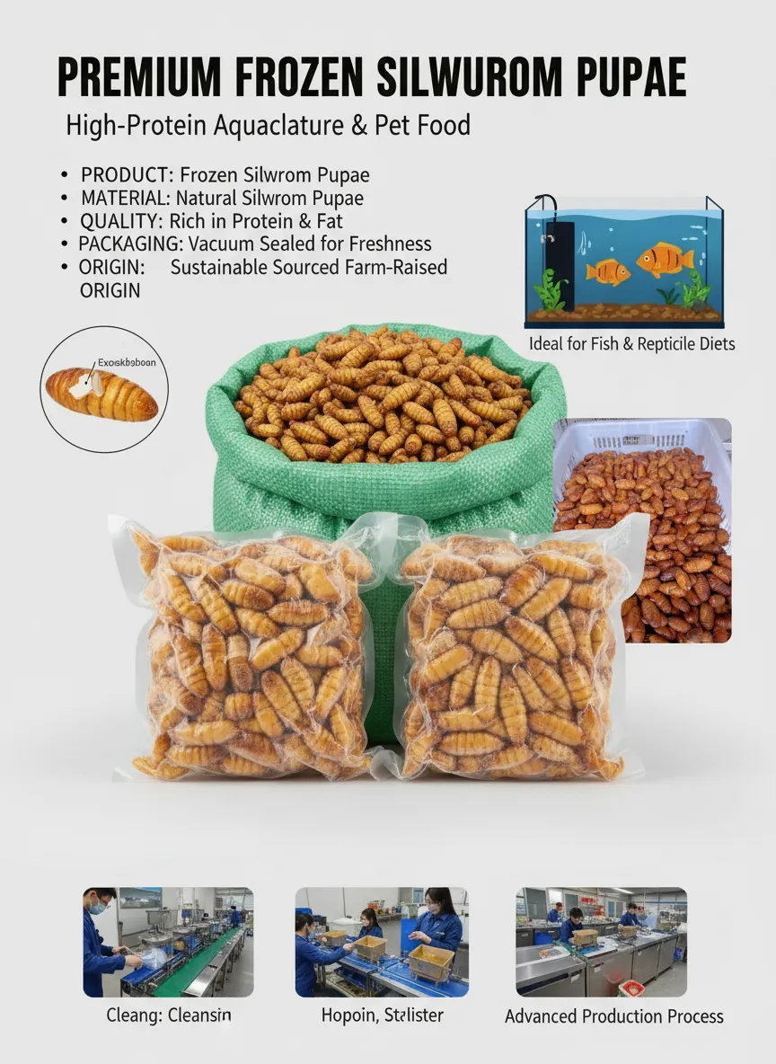 Vacuum-Packed Silkworm Pupae wholesale