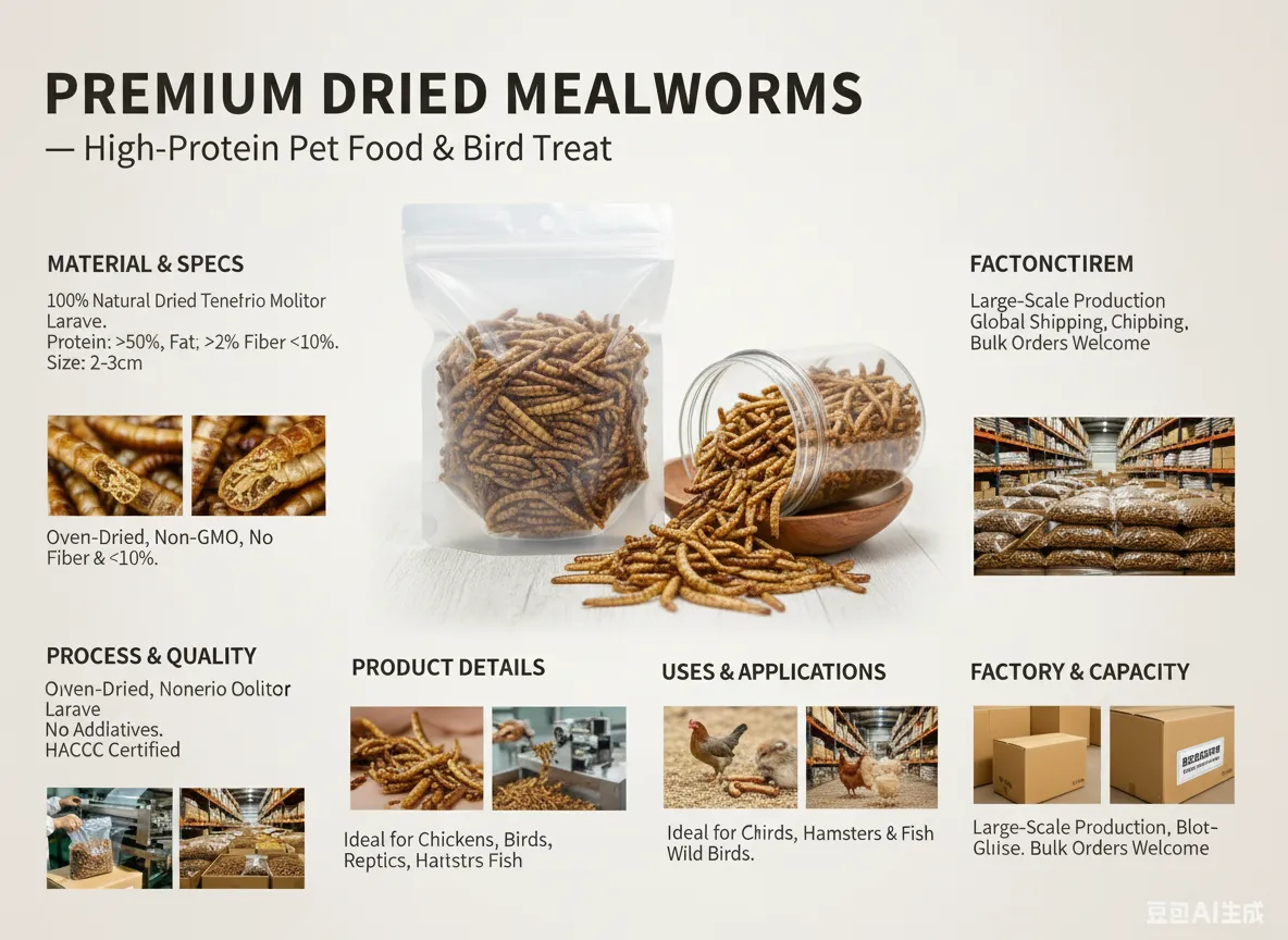 Pet high calcium worm food supplier