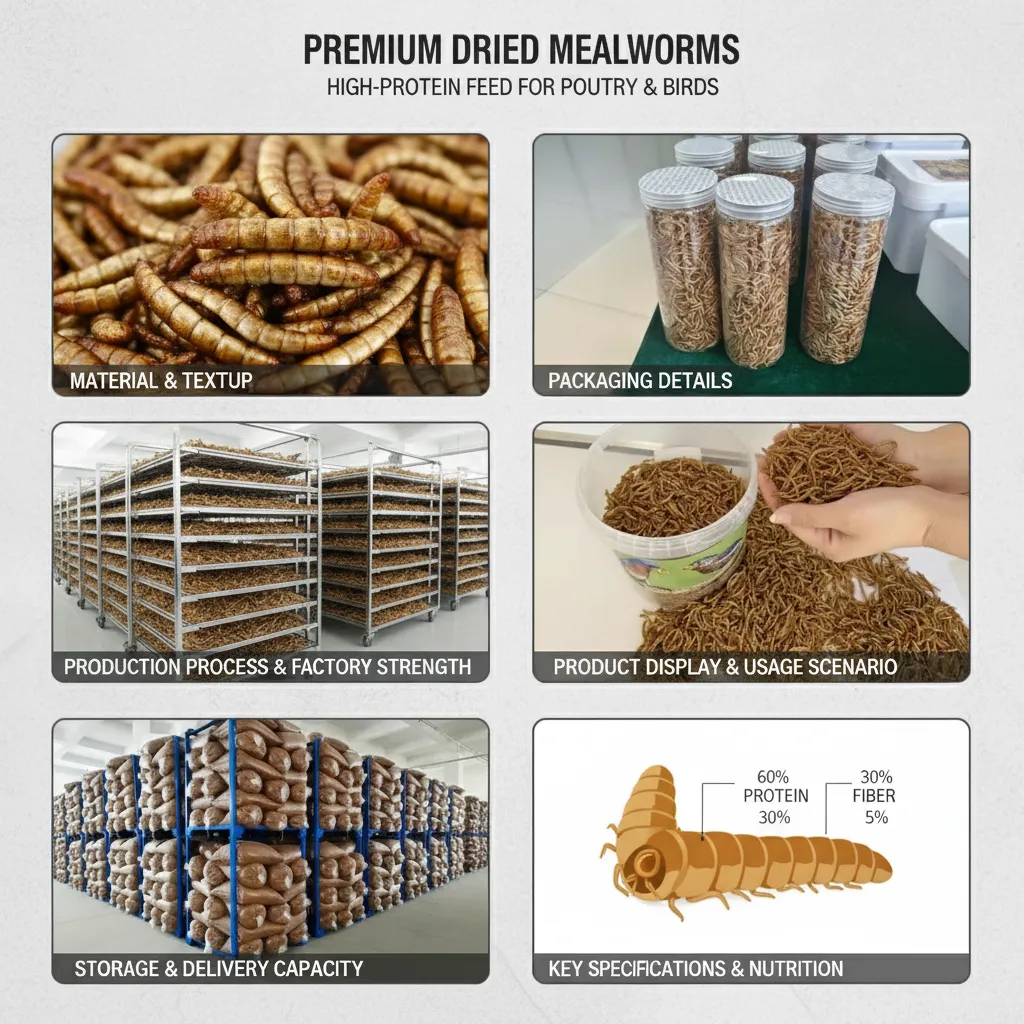 Natural high calcium worms manufacturer