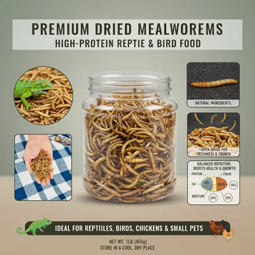 High calcium livestock feed worms supplier