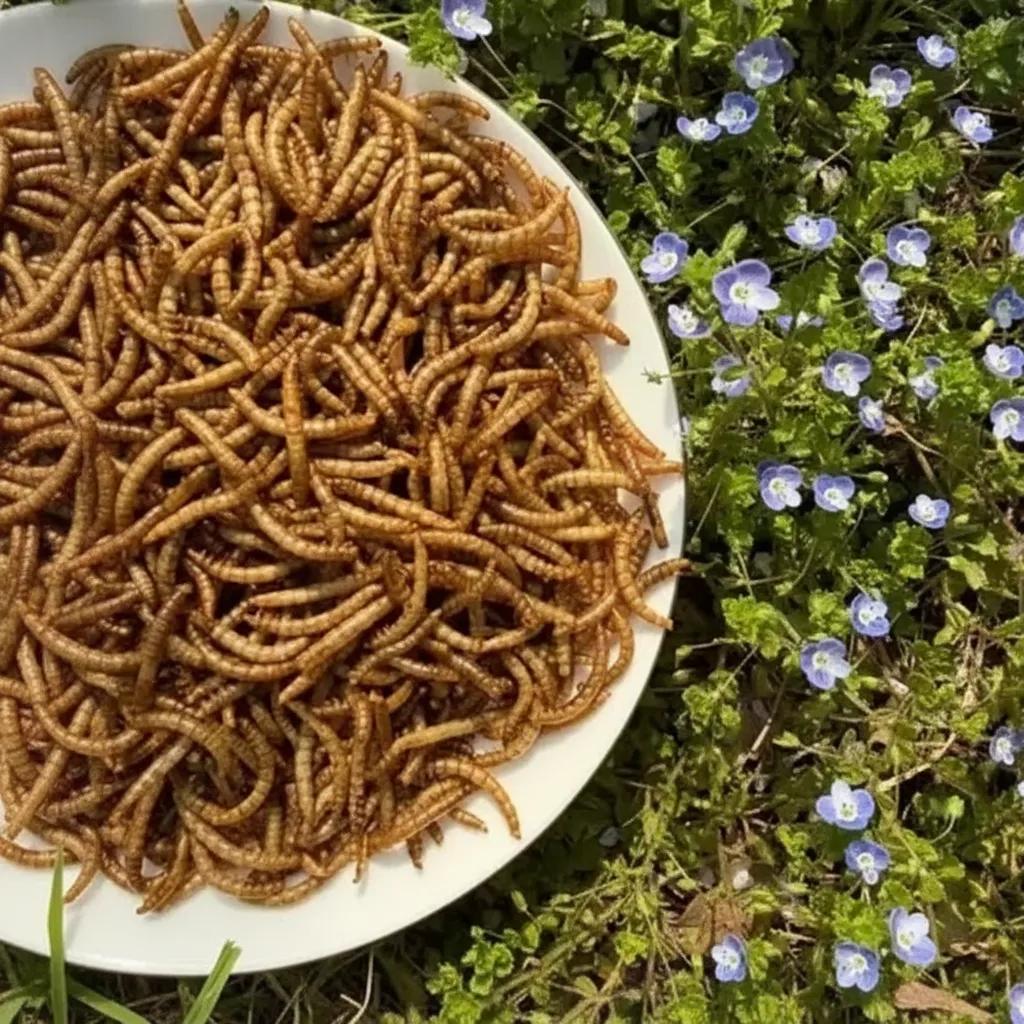 Fresh live protein insect worm image thumbnail