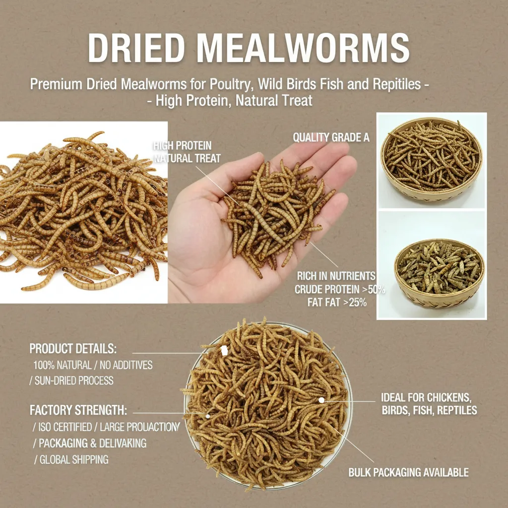 Freeze dried high calcium worms supplier