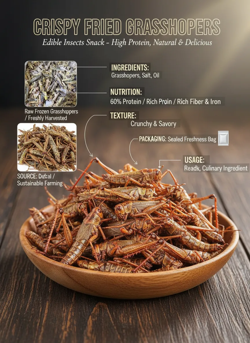 Exotic Pet Grasshopper Snacks supplier