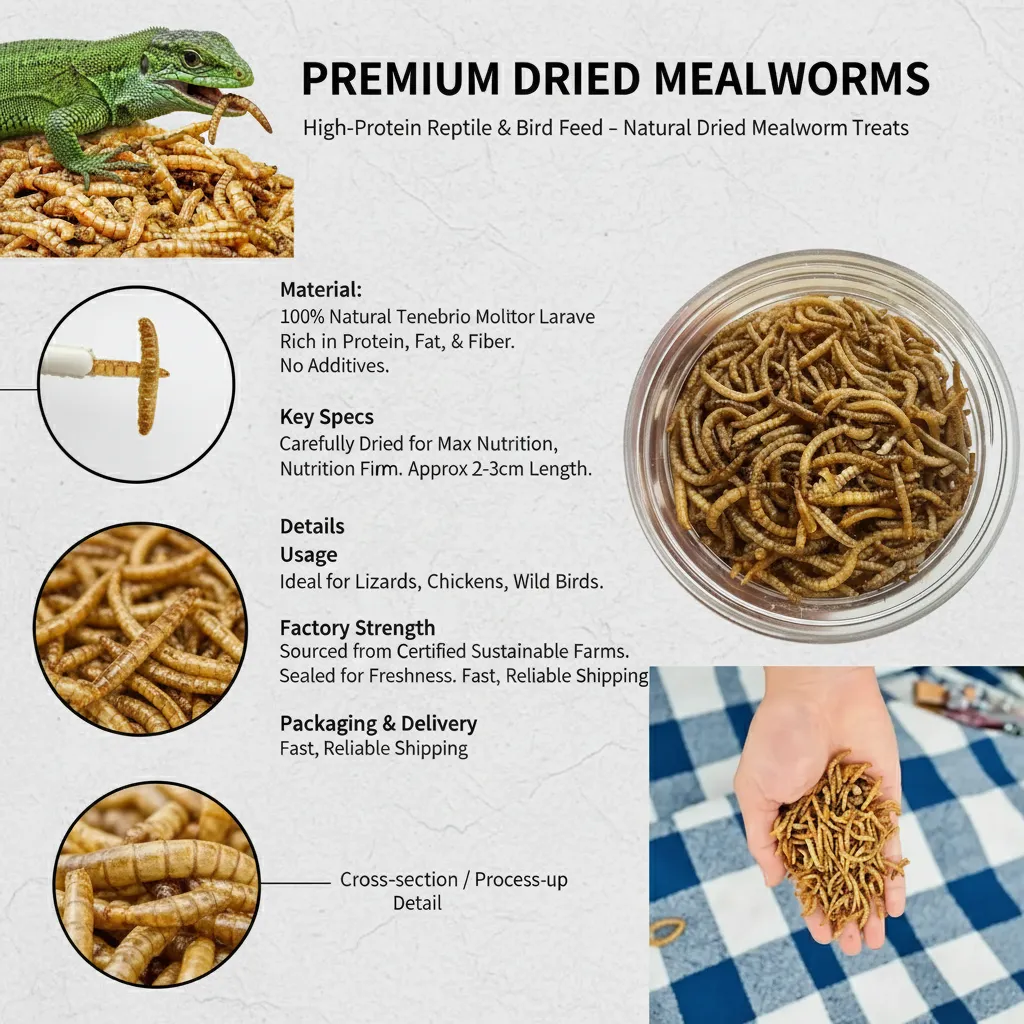 High calcium livestock feed worms manufacturer