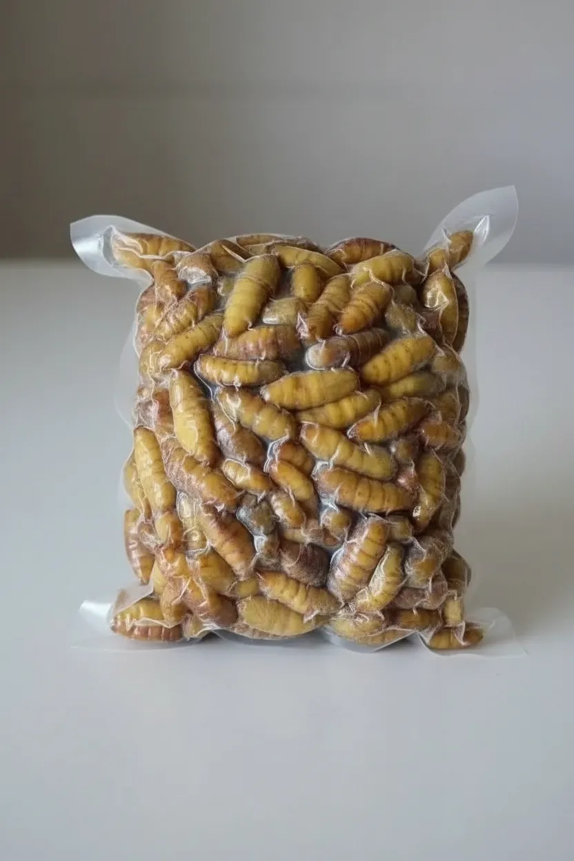 Vacuum-Packed Silkworm Pupae image thumbnail