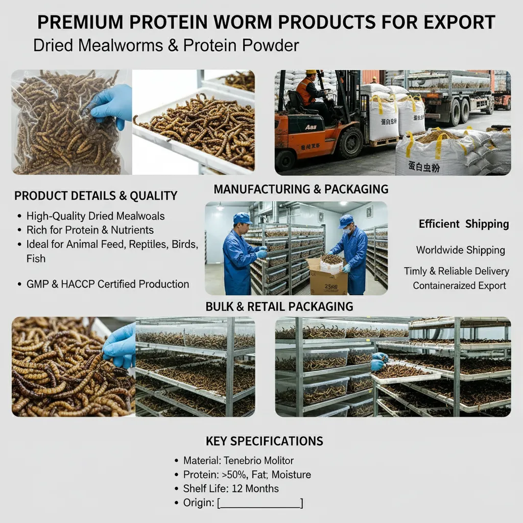 Gecko calcium worms manufacturer