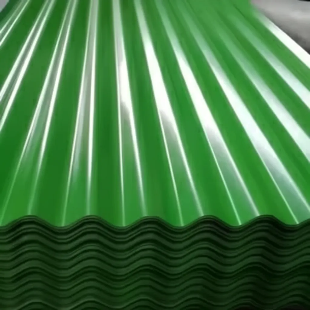 Corrugated color coated aluminum sheet