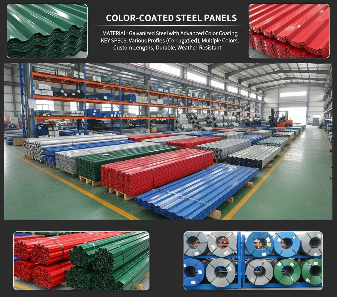 Waterproof profiled color sheet wholesale
