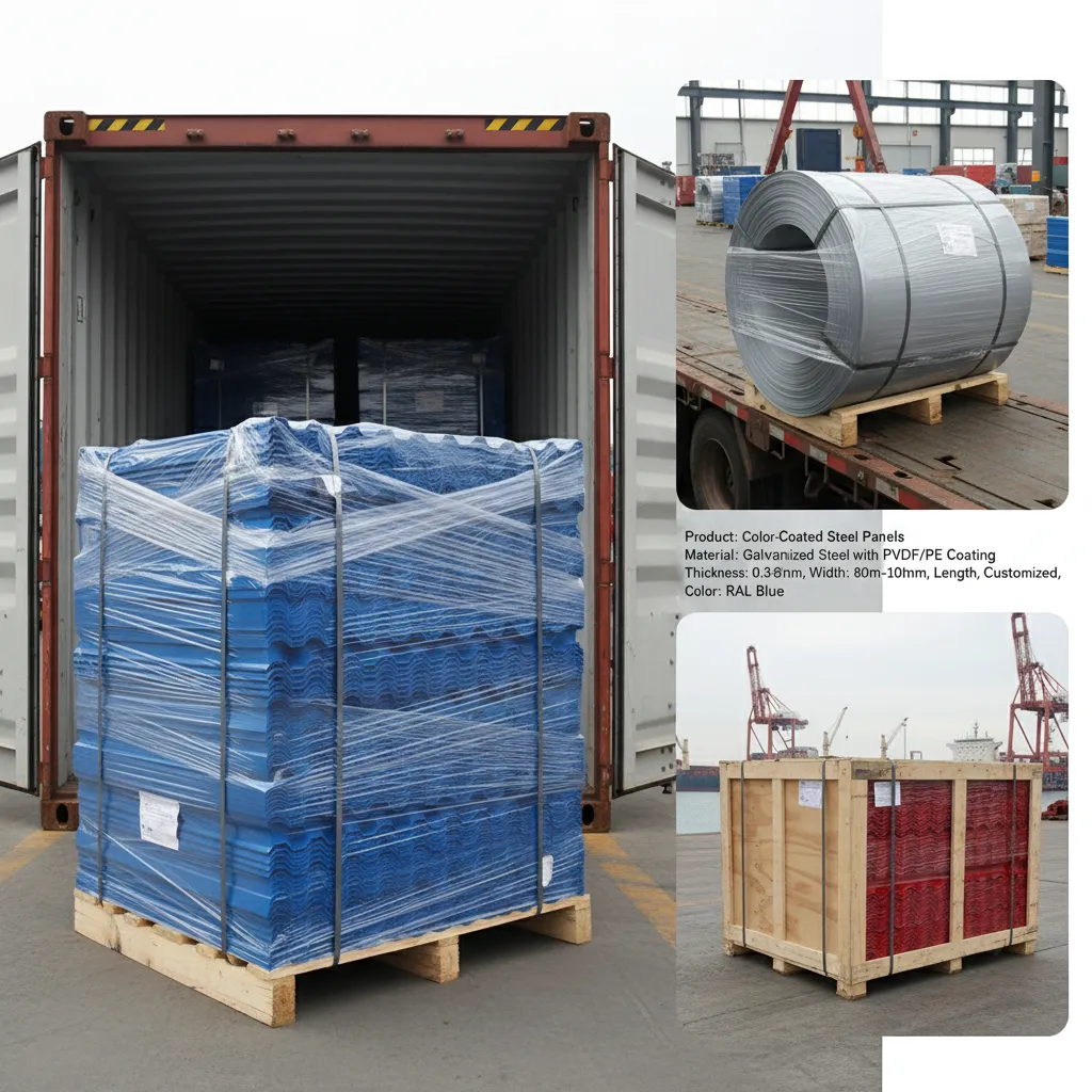 Custom profiled color steel sheet supplier