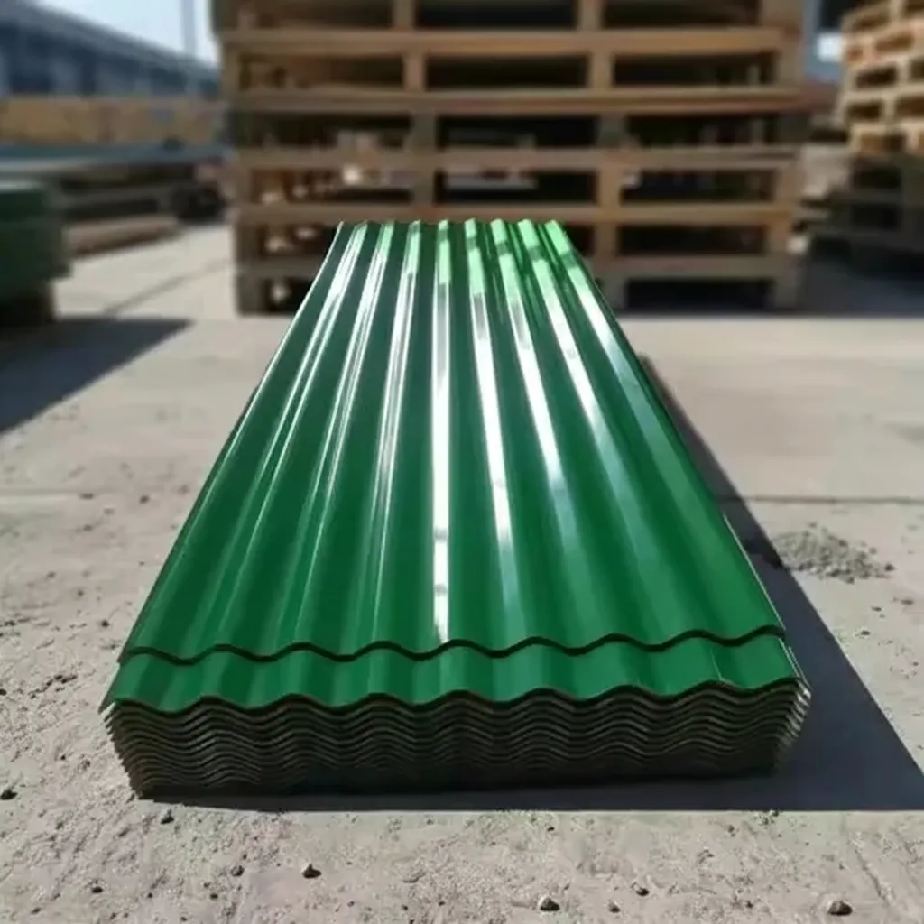 Corrugated color steel sheet image thumbnail