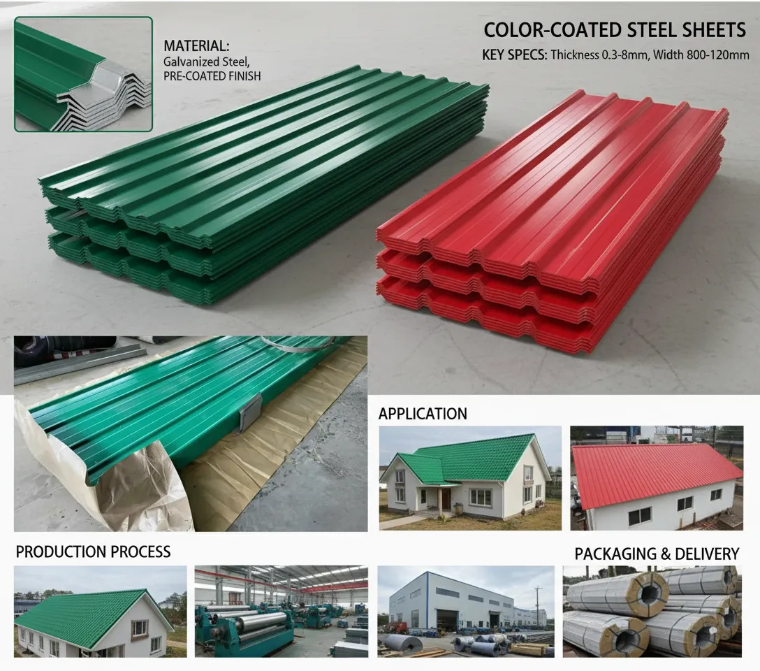 Waterproof profiled color sheet manufacturer