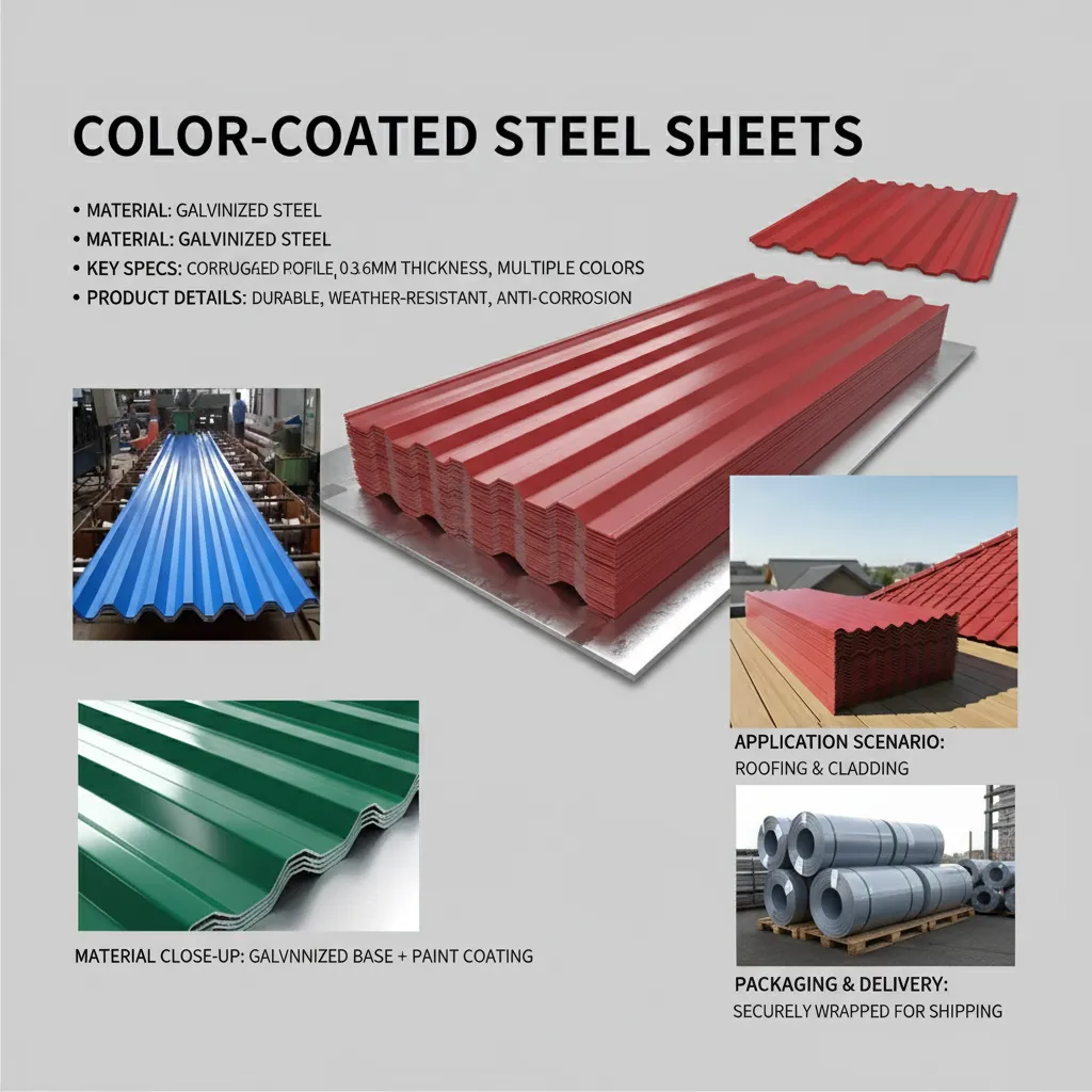 Custom profiled color steel sheet manufacturer