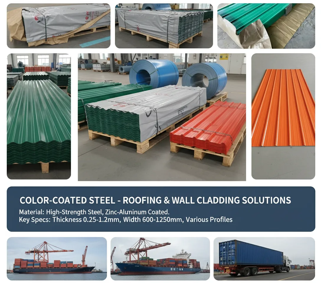 Waterproof profiled color sheet supplier