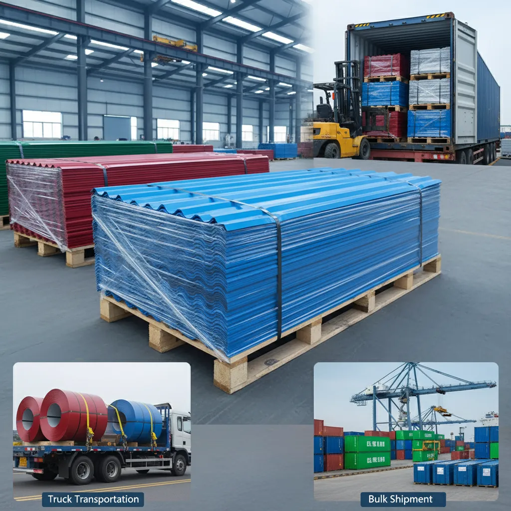 Corrugated color steel sheet manufacturer