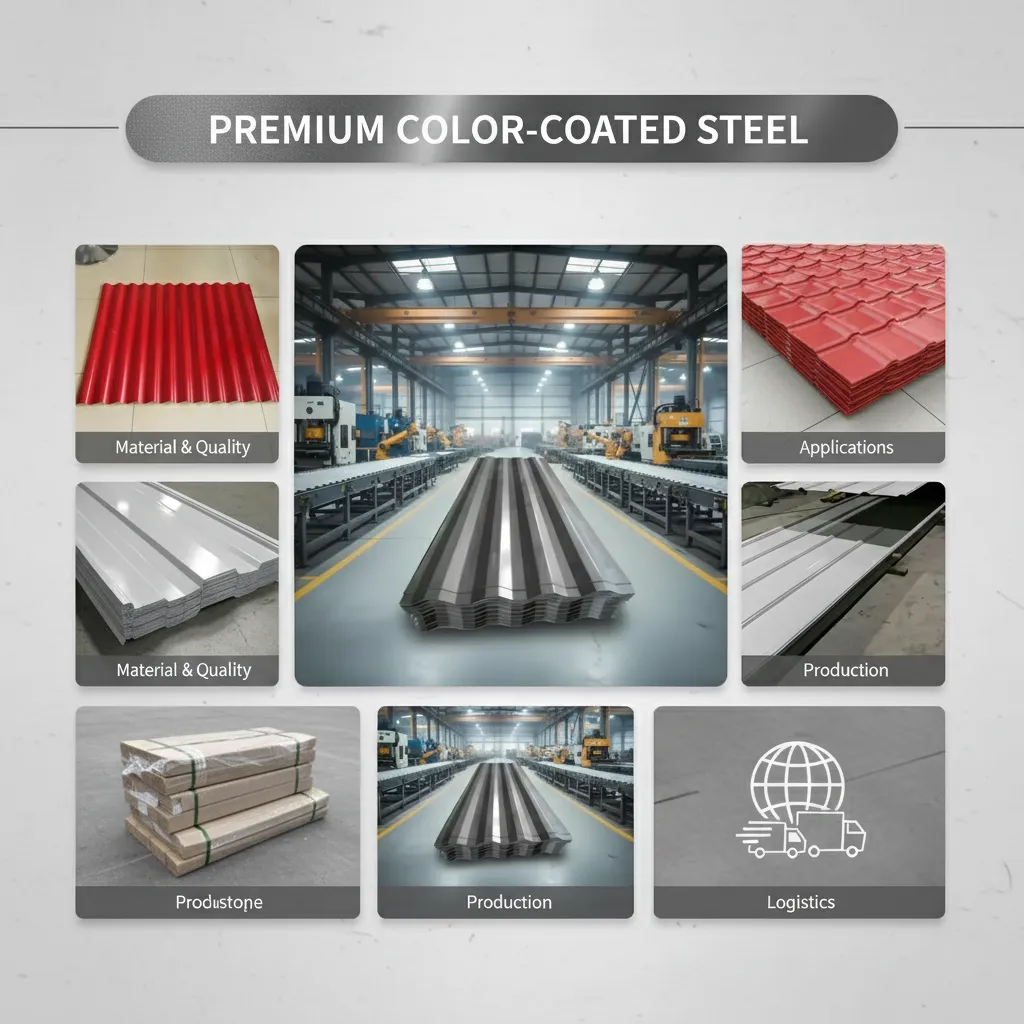 Roofing color steel sheet manufacturer