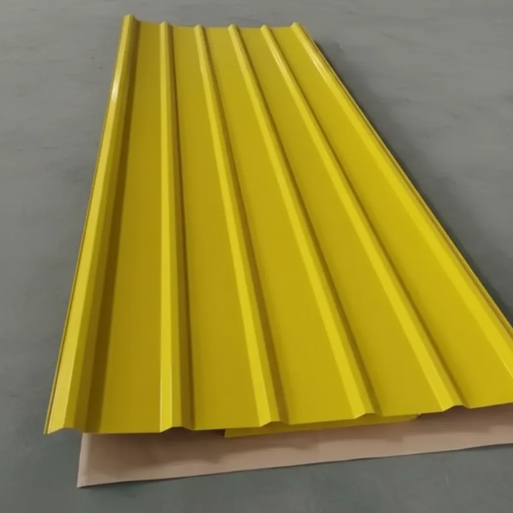 Corrugated color coated aluminum sheet image thumbnail