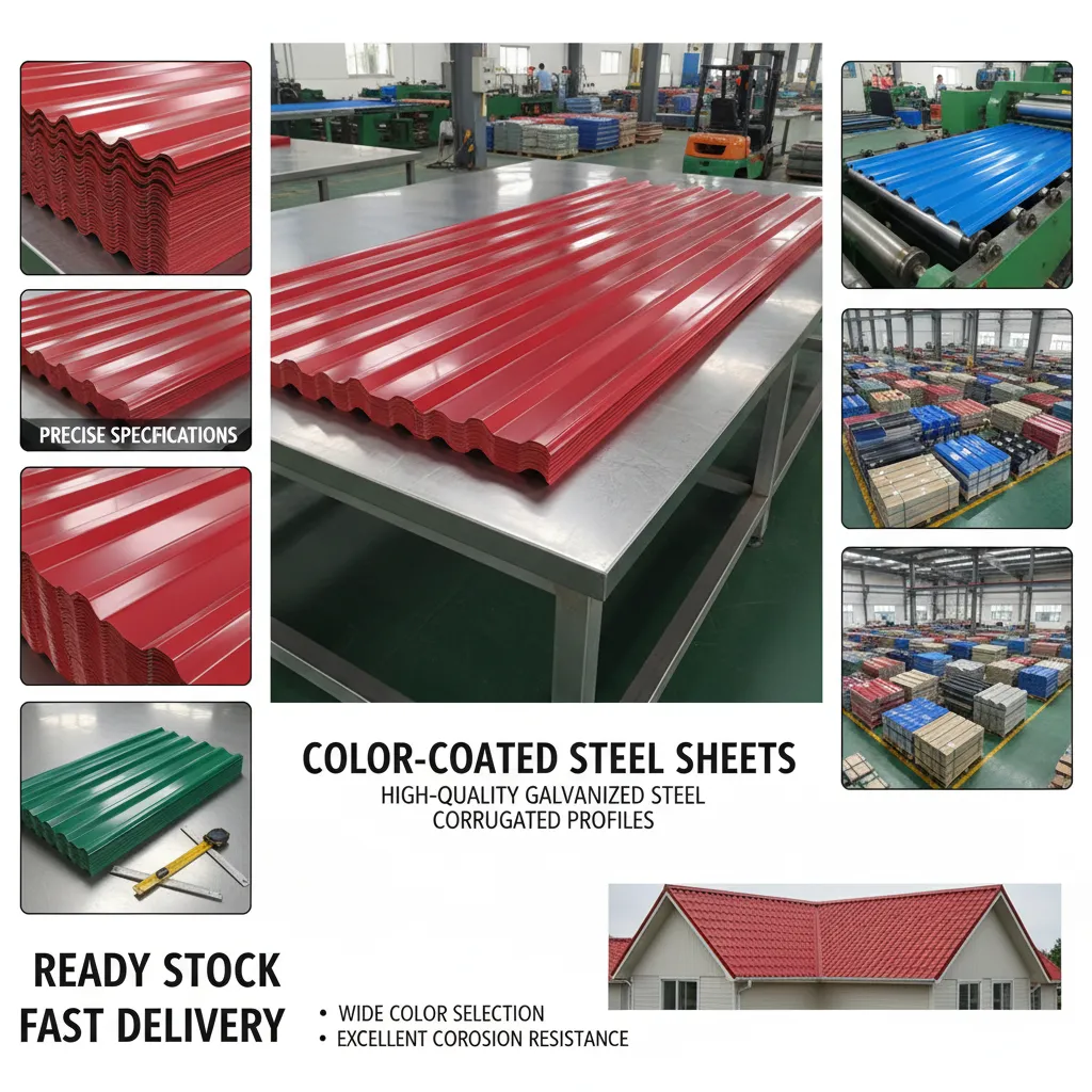 Custom profiled color steel sheet factory