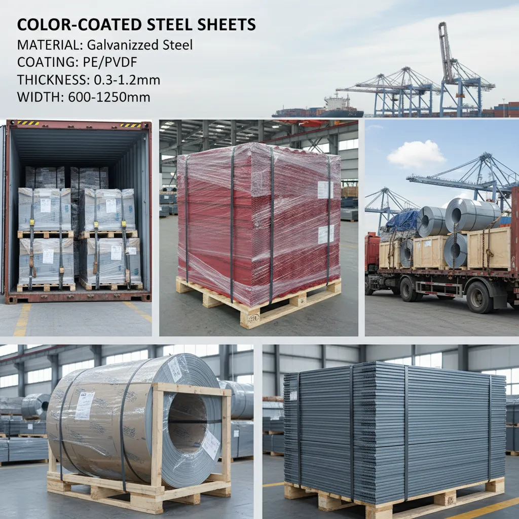 Roofing color steel sheet supplier