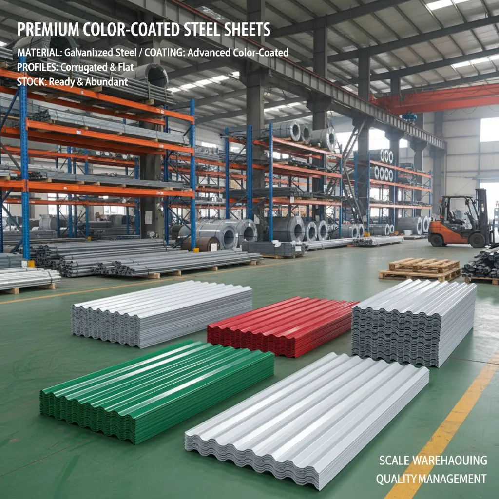 Color steel sheet factory price